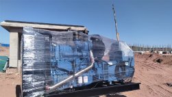2 台 300KW 玉柴柴油发电机组顺利抵达鄂尔多斯工地