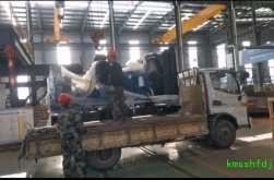 玉柴500KW柴油发电机成功抵达河南郑州用户工厂，助力企业经济发展
